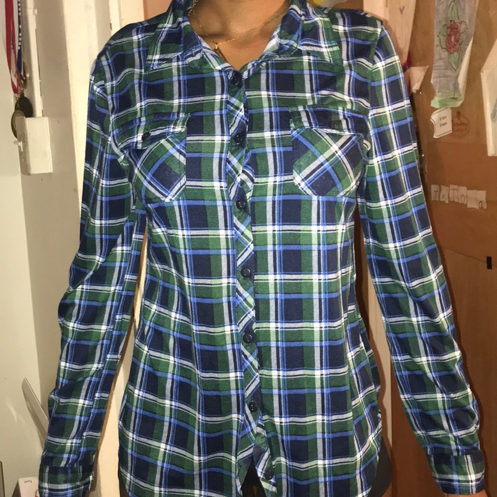 Plaid top